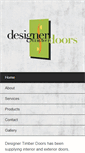 Mobile Screenshot of dtdoors.com.au